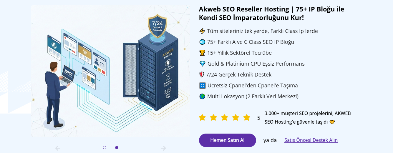 SEO Hosting Satın Al – SEO Uyumluluk & SEO IP Fiyatları